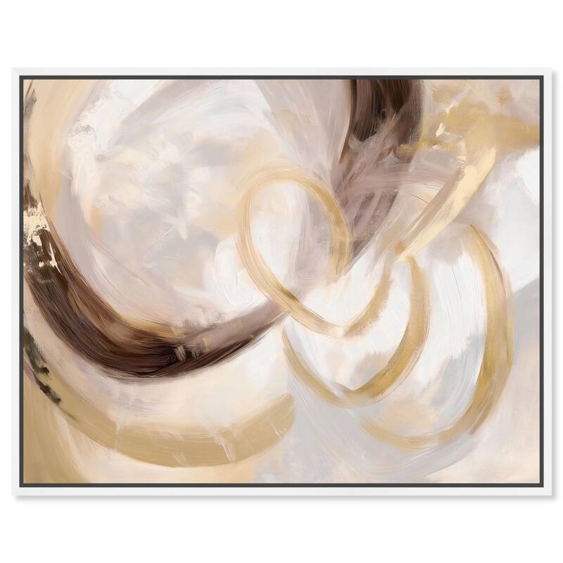 Dreamy Swirls III Canvas by Art Remedy - White - 24" x 20"