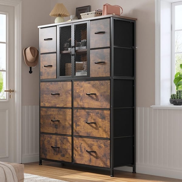 Dresser for Bedroom with Mesh Door Tall Dressers - On Sale - Bed Bath &  Beyond - 42801108