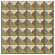 preview thumbnail 3 of 10, SAFAVIEH Handmade Genre Dvorah Mid-Century Modern Wool Rug 6' Square - Beige/Green - Square