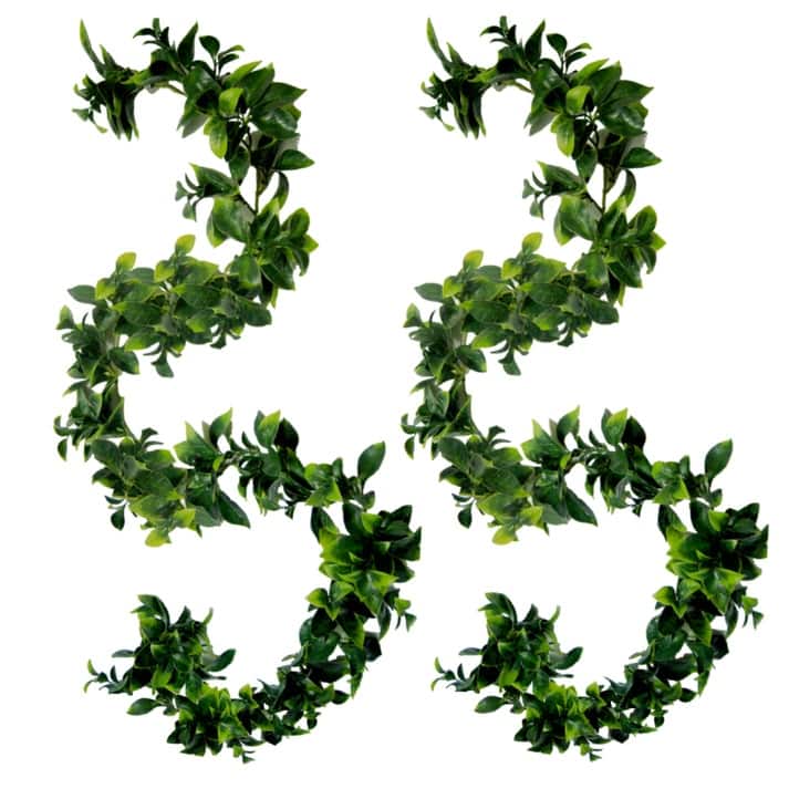 Faux Cancun Garland for Outdoor and Indoor Use - Green - N/A