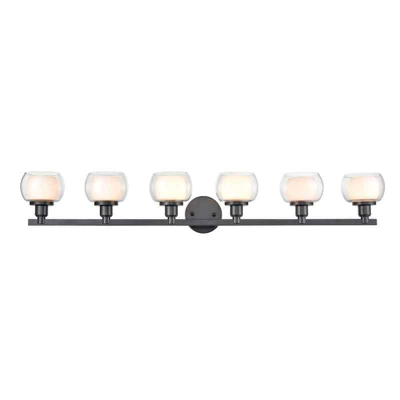 Innovations Lighting Cairo 6 Light 45" Bath Vanity Light - Black