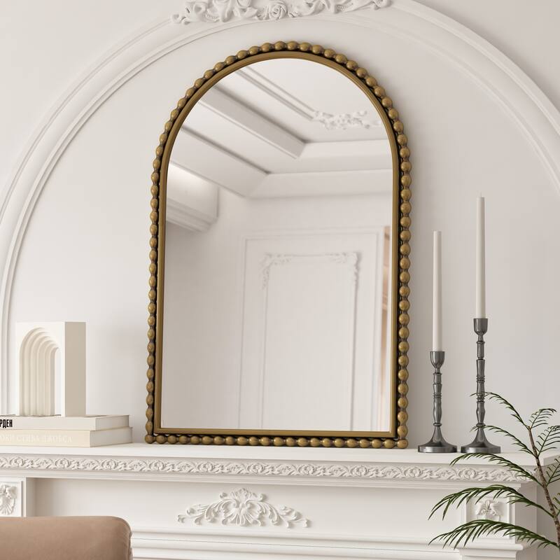 Iron Art Arch Vintage Vanity Mirror, Wall Hanging