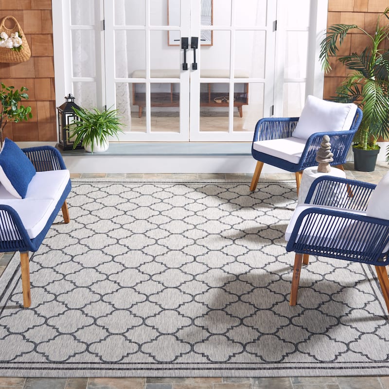 SAFAVIEH Courtyard Kamini Indoor/ Outdoor Waterproof Patio Backyard Rug