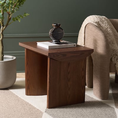 SAFAVIEH Home Bara End Table - 24"W x 18"D x 20"H