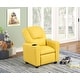 preview thumbnail 13 of 13, Marisa 23"W PU Leather Kids Recliner Chair with Cup Holder