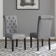 preview thumbnail 28 of 29, Roundhill Furniture Leviton 7-pc Dark-wash Wood Dining Set