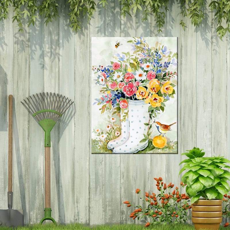 Rainboots All Weather Outdoor Wall Décor
