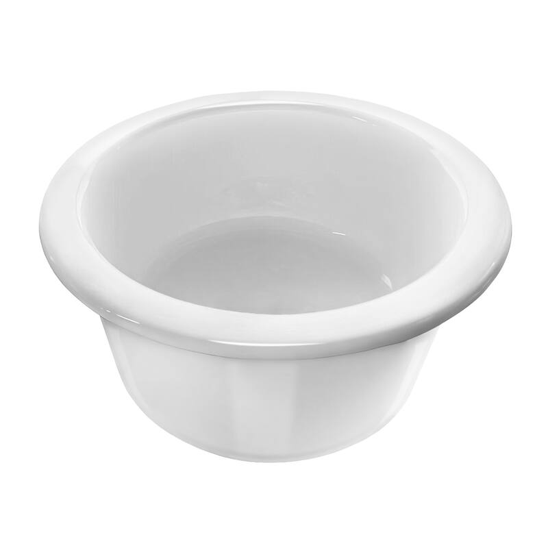 Elementhaus Fireclay Circular Drop In/Undermount Sink