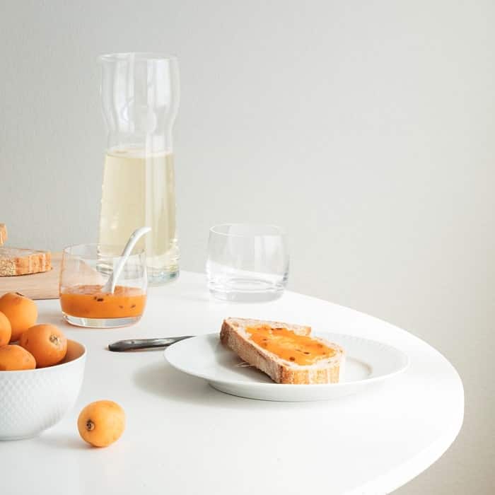 Lyngby Porcelæn Rhombe Plate, White - Ø: 8.3"