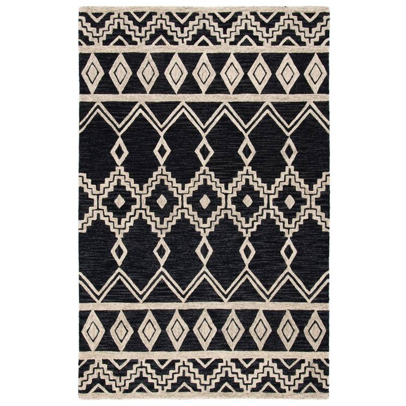 SAFAVIEH Handmade Abstract Zelina Modern Wool Rug