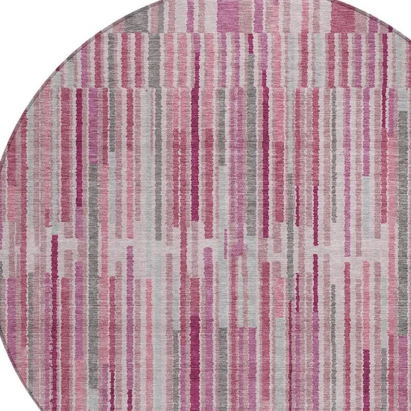 HomeRoots Striped Transitional Rectangle Outdoor Rug