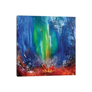 iCanvas "The Red Lotus Abstract" by Margarita Akhmetgaleeva Canvas ...