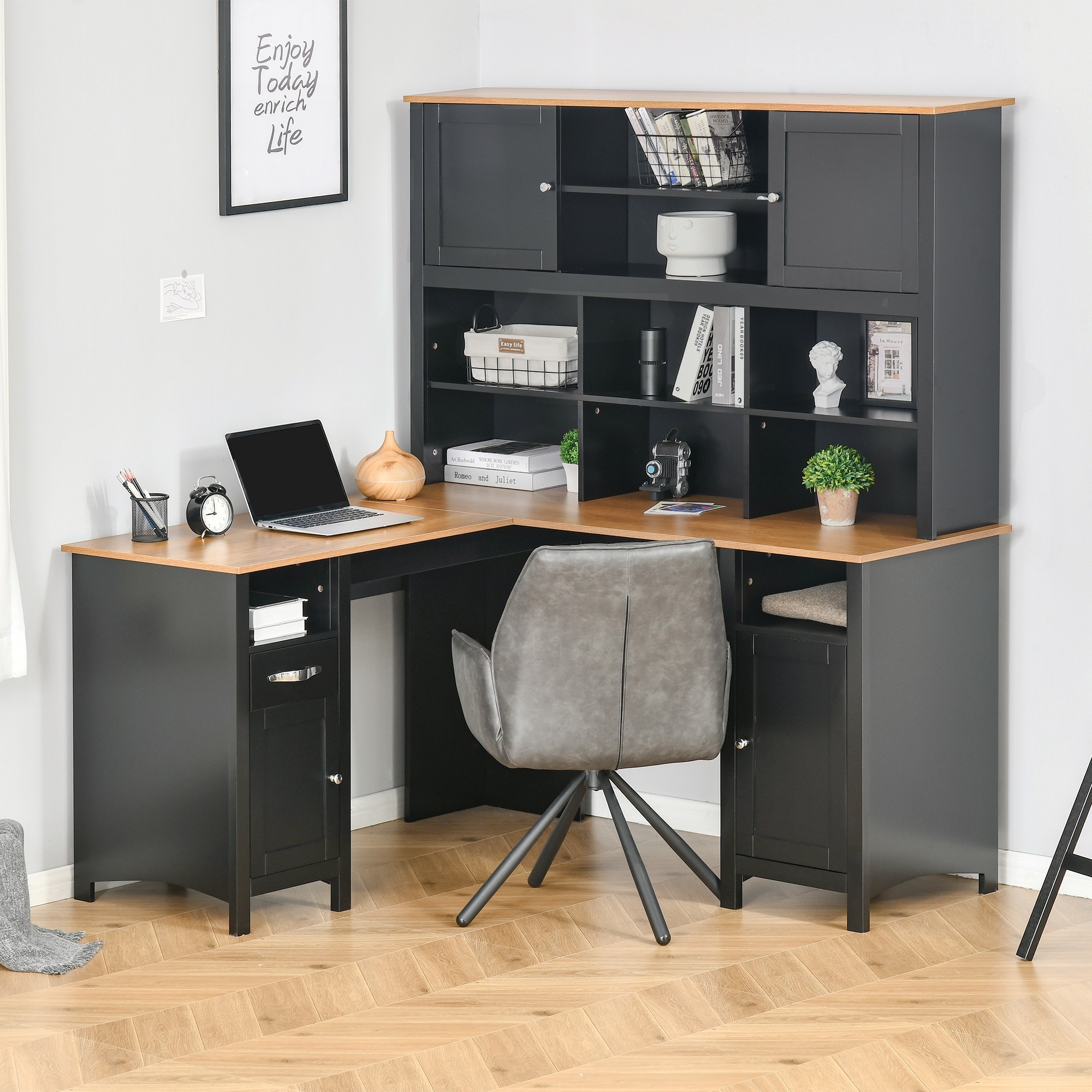 L shaped on sale art desk