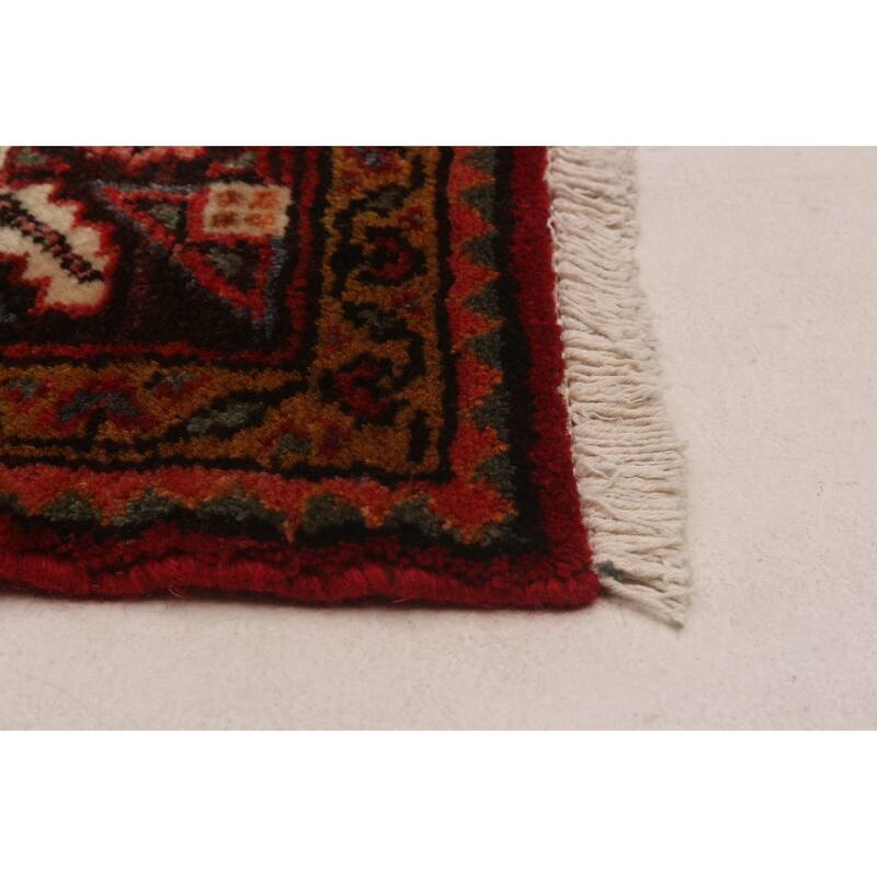 ECARPETGALLERY Hand-knotted Andelz Red Wool Rug - 5'2 x 10'6