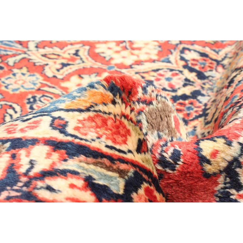 ECARPETGALLERY Hand-knotted Anadol Red Wool Rug - 4'3 x 6'11