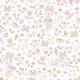 preview thumbnail 1 of 6, Disney Minnie Mouse Pretty as a Flower Pink Peel and Stick Wallpaper - 216 x 20.50