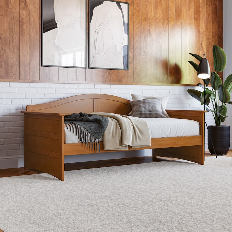 Acadia Twin Wood Daybed - Light Toffee