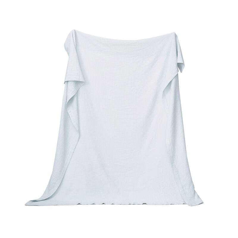 Luxurious Cotton Super Soft Waffle Weave Knit Blanket