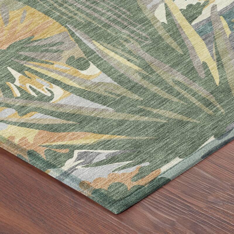 Machine Washable Indoor/ Outdoor Southwestern Mesa Chantille Rug