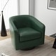 preview thumbnail 18 of 143, Modern 360°Swivel Accent Chairs Barrel Armchairs