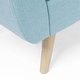 preview thumbnail 34 of 43, HomePop Modern Sherpa Storage Bench with Wood Legs - Cream