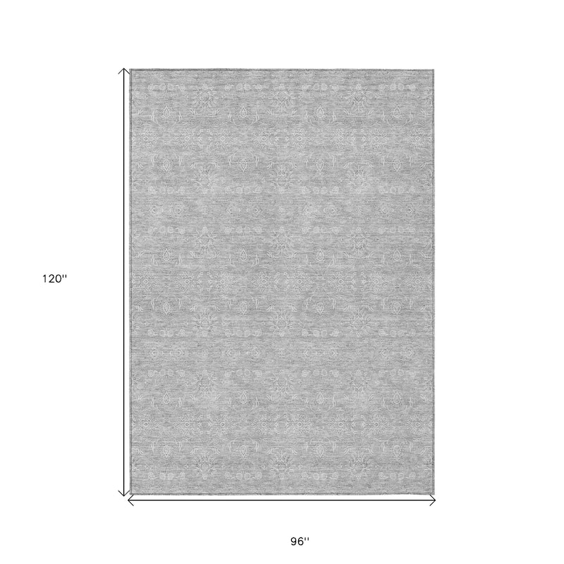 HomeRoots Floral Transitional Rectangle Outdoor Rug