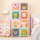 preview thumbnail 25 of 28, Costway 8-Cube Kids Wardrobe Baby Dresser Bedroom Armoire Clothes