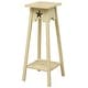 preview thumbnail 4 of 7, Country-Style Plant Stand with Rustic Star Whole Wheat Beige