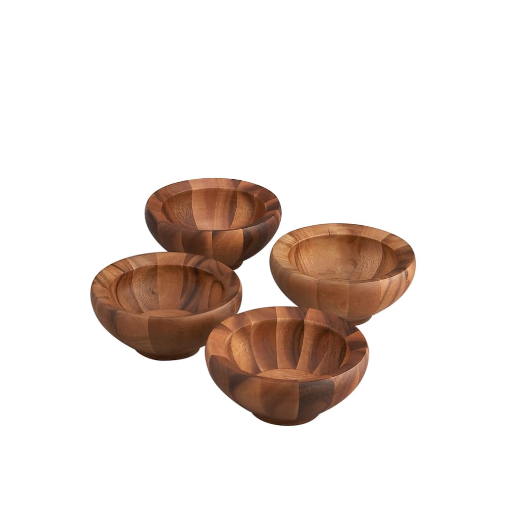 Nambe Set of 4 Yaro Salad Bowls - 36 oz