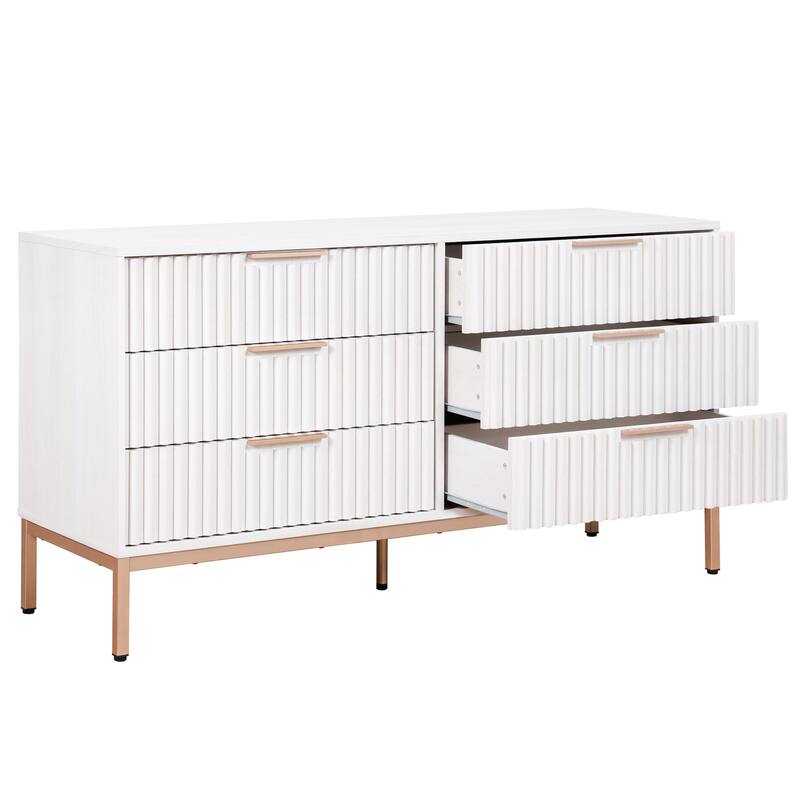 SAFAVIEH Home Lylia 6-Drawer Dresser