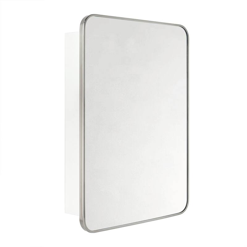 TEHOME Garnes Recessed or Surface Mount Framed Medicine Cabinet with Adjustable Shelves