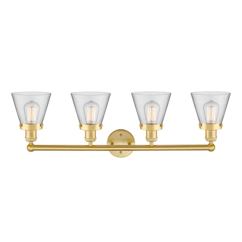 Innovations Lighting Cone - 4 Light 34" Bath Vanity Light
