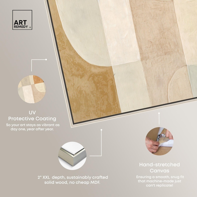 Overlapping Planes I Canvas by Art Remedy