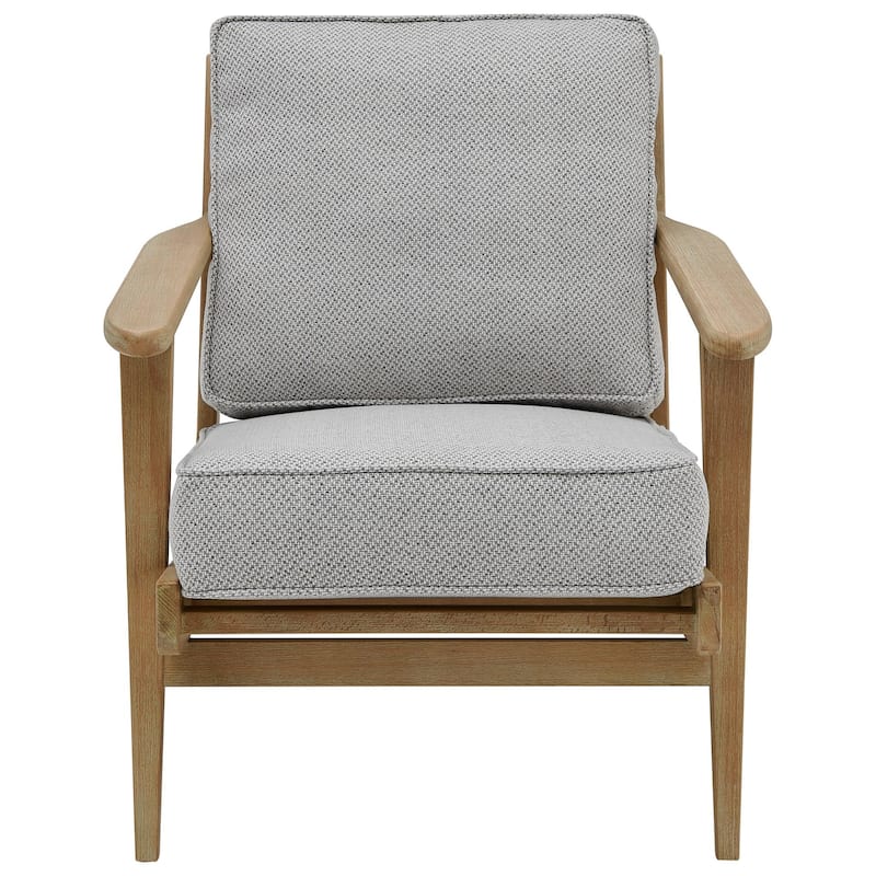NPD Furniture Albert Solid Wood Frame Accent Chair
