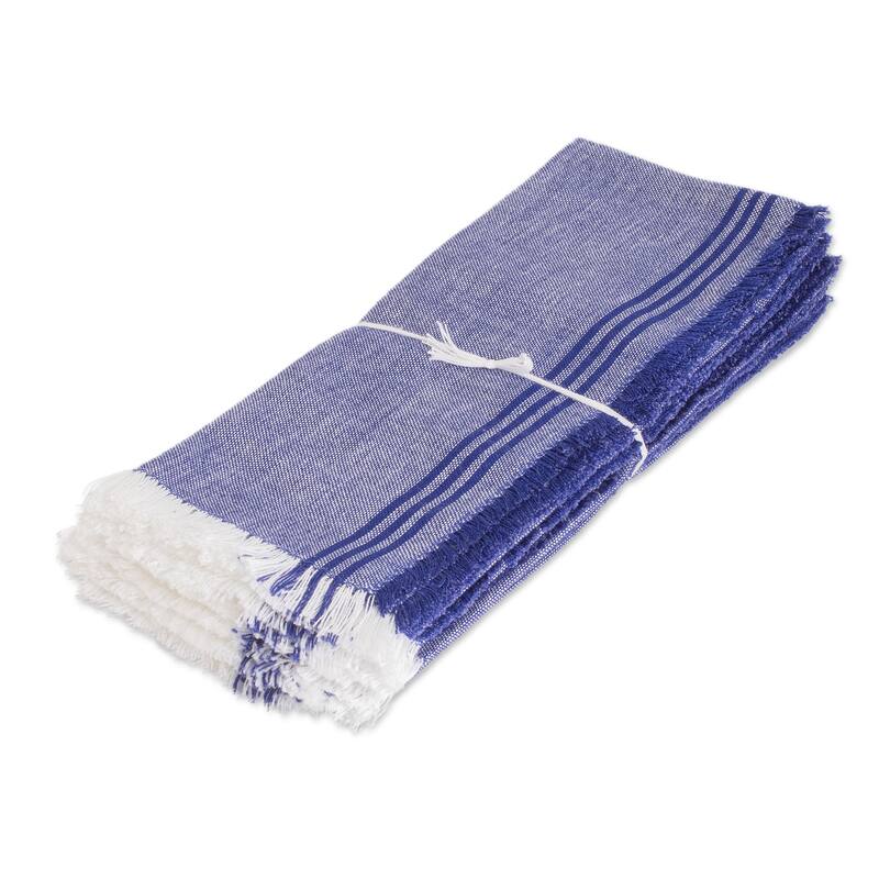 Novica Handmade Delights Of Home Cotton Napkins (Set Of 6)