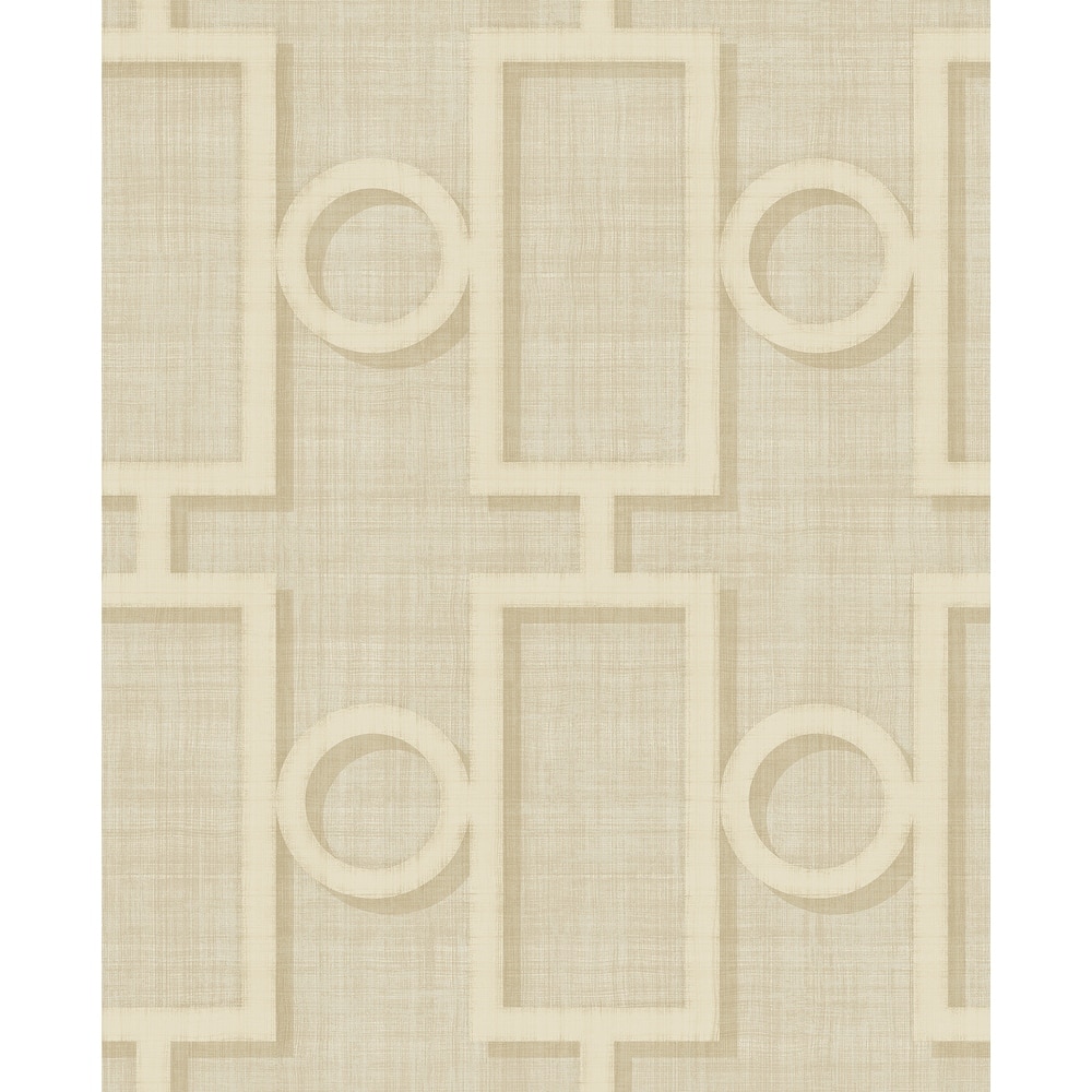 Seabrook Designs Adorn Geometric Unpasted Wallpaper