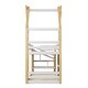 preview thumbnail 11 of 18, Twin over Twin Bunk Bed with White Storage Staircase and Blackboard