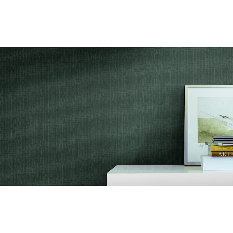 Fairfax Wires Crossed Blue Wallpaper - Blue