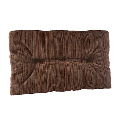 Klear Vu Polar Chenille Fabric Non-Slip Overstuffed 27" Bench Cushion