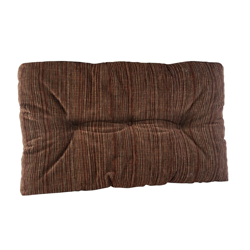 Klear Vu Polar Chenille Fabric Non-Slip Overstuffed 27" Bench Cushion