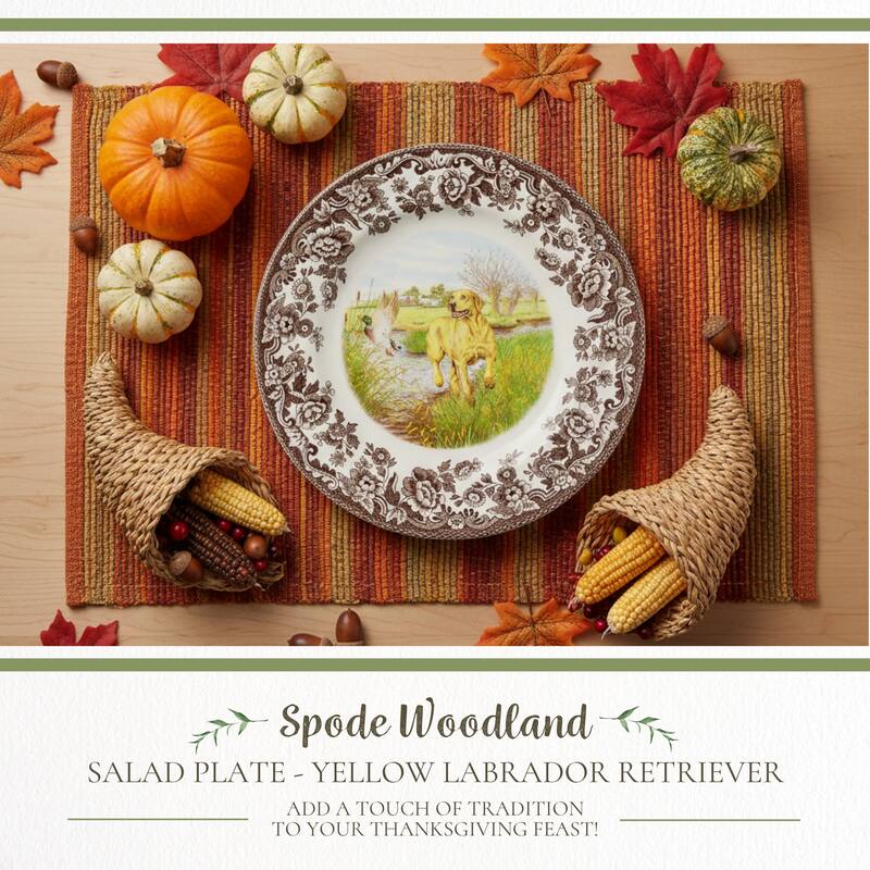 Spode Woodland Salad Plate Assorted Animals