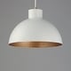 preview thumbnail 8 of 8, Maxim 35144 Rockport 12" Wide Pendant with Hammered Metal Shade