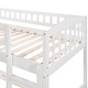 preview thumbnail 23 of 24, Versatility Twin Over Twin Bunk Bed Wooden Kids Bed with Slide,Ladder,Guardrails and Built-in Two Bed