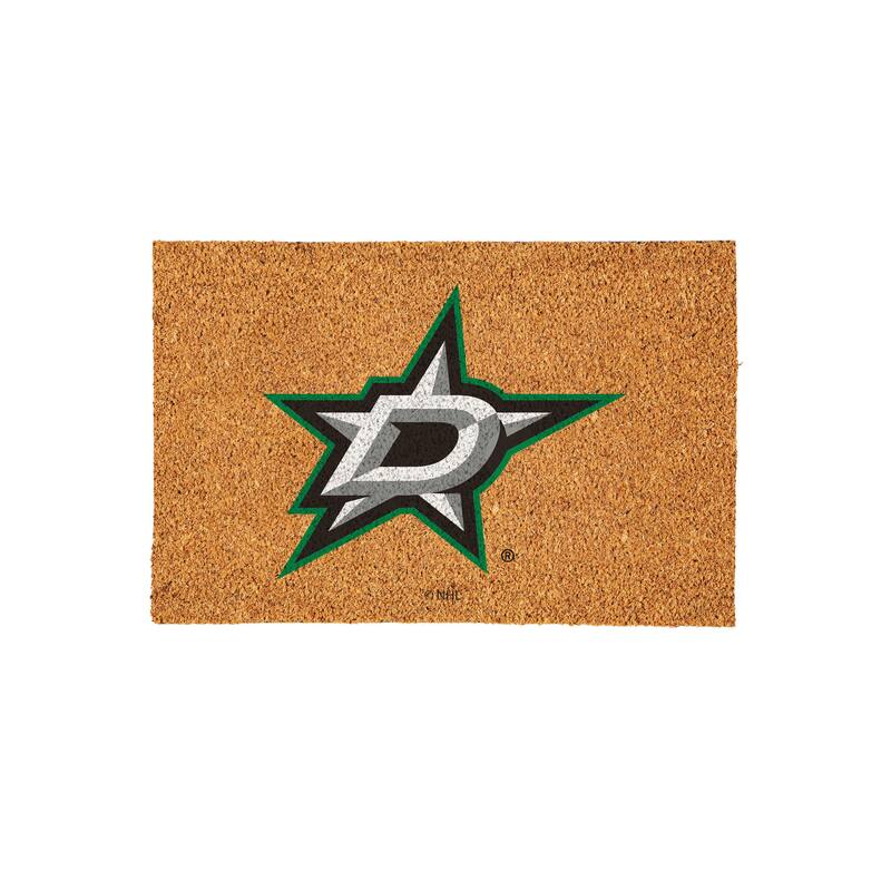 Dallas Stars Full Color Indoor/Outdoor Coir Mat