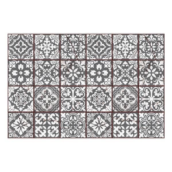 Walplus Vintage Cracked Design Medieval Tile Stickers Peel And Stick Wall Stickers Wall Art Overstock 31665124