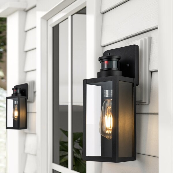 2 pack exterior wall lantern top