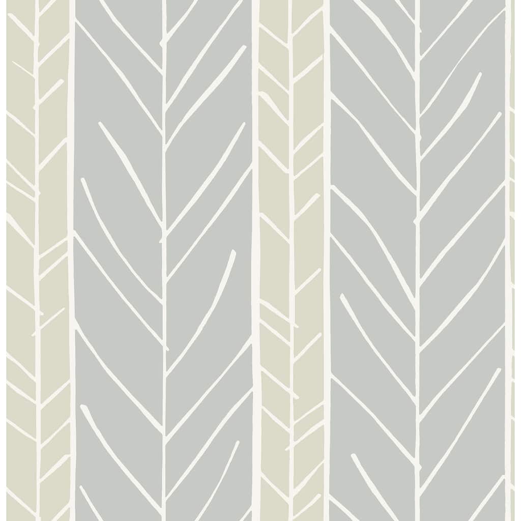 A-Street Prints Lottie Grey Stripe Wallpaper