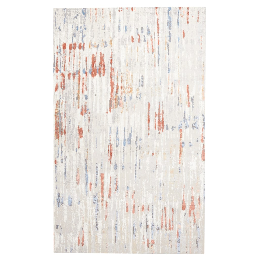 ECARPETGALLERY Machine Made Juniper Ivory Area Rug