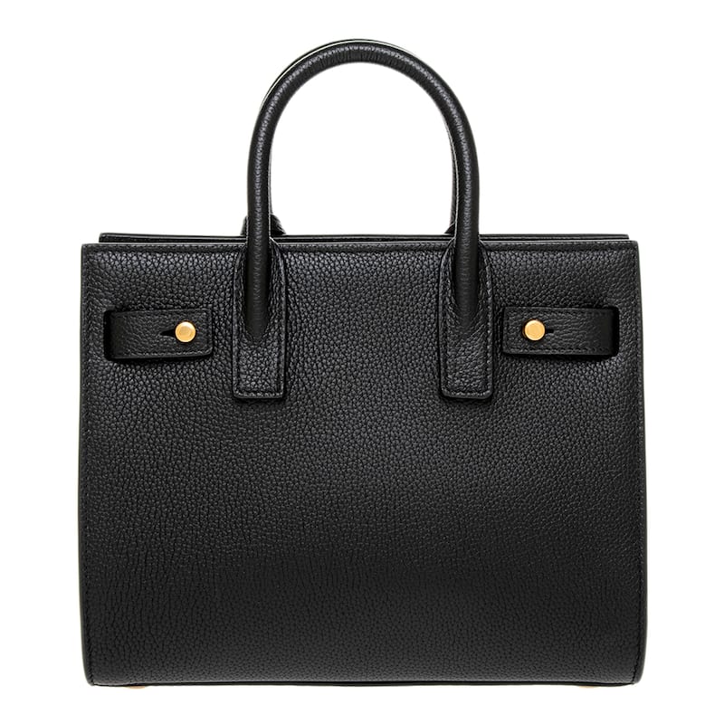 Saint Laurent Sac De Jour Nano Handbag in Grained Leather