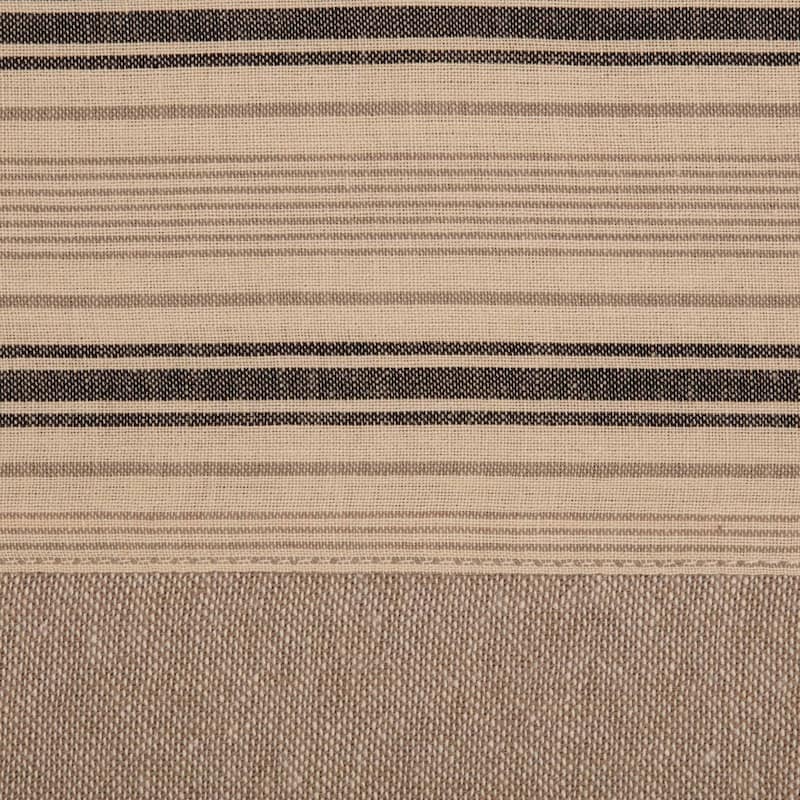 Sawyer Mill Charcoal Stripe Placemat Set of 6 12x18 - Placemat 12x18